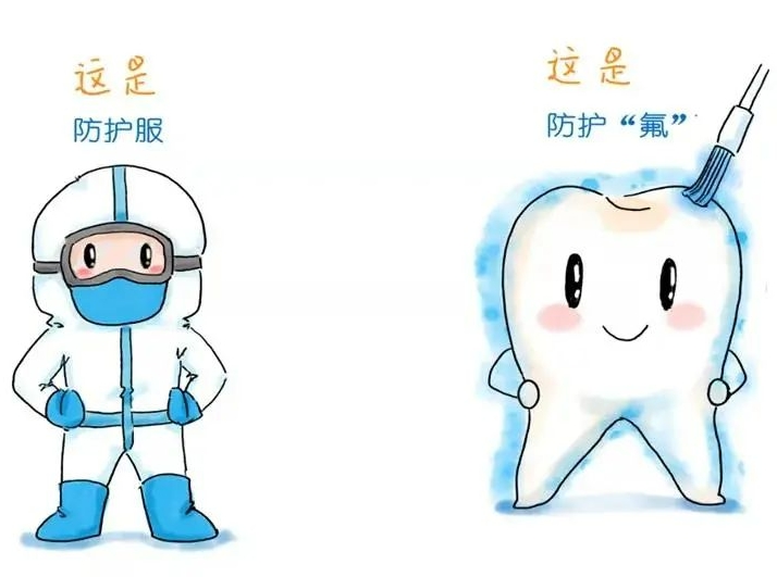 儿童涂氟后牙齿会有氟斑吗？